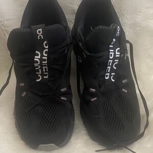 On Running Jet Black Sneakers